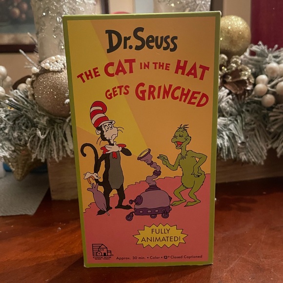 Other Rare Dr Seuss The Cat In The Hat Gets Grinched Vhs Movie